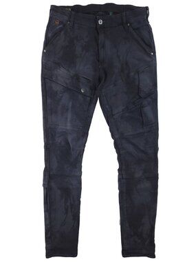 G-Star Raw 3D Airblaze Skinny Jeans Tie Dye Cargo Pants Stretch Men's 34x34